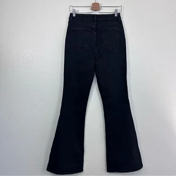 Elizabeth & James High rise flare jeans in black size 6-28 - Picture 10 of 10
